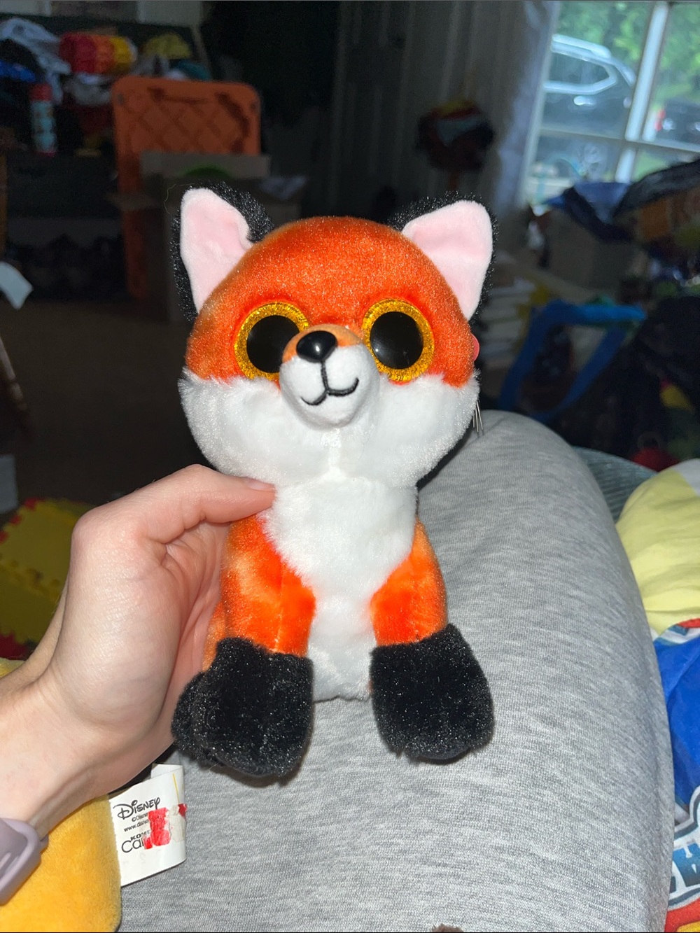 Beanie Boo Meadow Orange & White Plush Fox